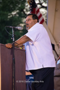 Dr. Augustine Romero, principal at Pueblo High Magnet School, delivers 2016 graduation address.