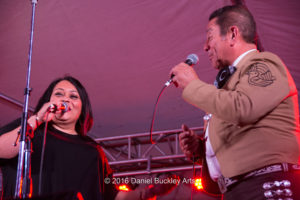 Monica Treviño and Steve Carrillo at the Tucson International Mariachi Conference