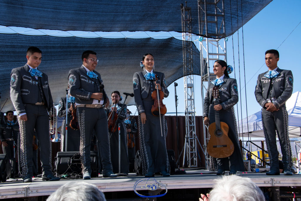 Graduating seniors from Mariachi Aztlan de Pueblo High School.