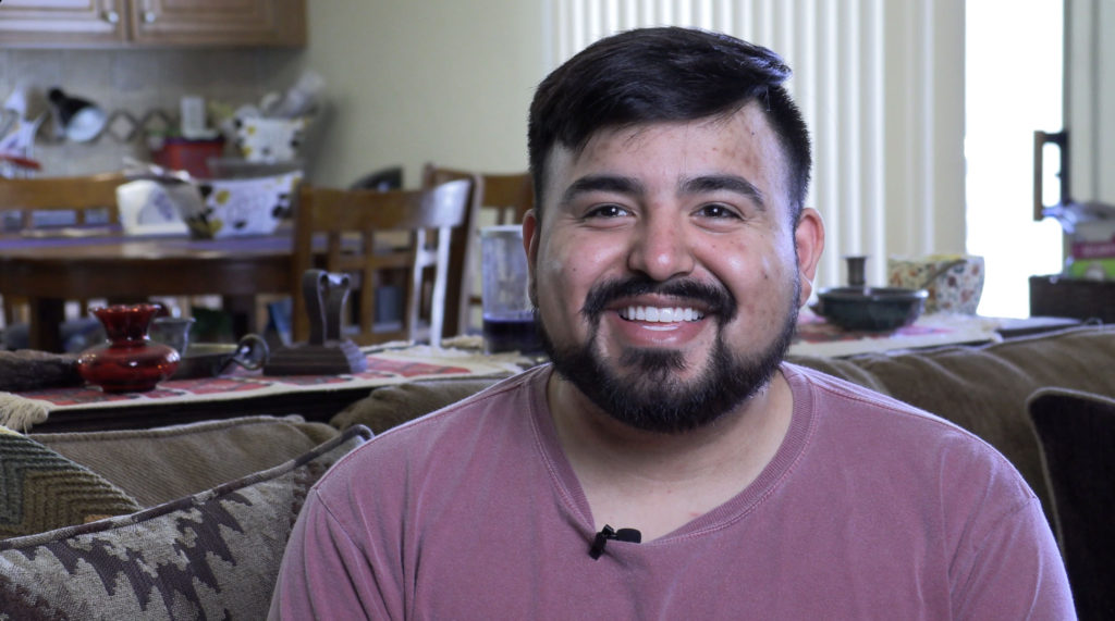 Former Mariachi Aztlan de Pueblo High member Daniel Motley Parra, just back from completing his masters at Brown