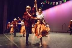 Members of Ballet Folklorico Tapatio perform dancers of Mexico's border states.