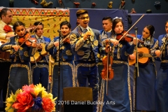 Members of Los Diablitos de Sunnyside High help raise money for another school's mariachi and folklorico programs.