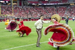 Tucson youth mariachis and folklorico dancers fromnumerous groups perform at a 2015 Arizona Cardinals game.