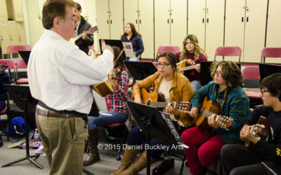 Gilbert Velez leads Mariachi Apache de Nogales, Az.